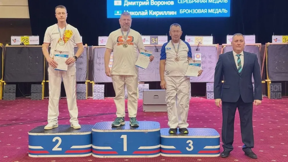 Николай Кириллин стал чемпионом России среди ветеранов